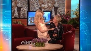 Memorable Moment Nicolette Sheridan and the Silly String [upl. by Selma117]