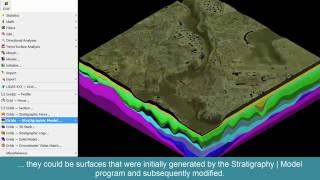 RWM 22 Creating Stratigraphic Models Based On Grid Files [upl. by Garmaise]