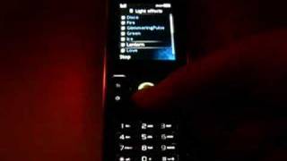 Sony Ericsson S500i Light Effects [upl. by Rorry267]