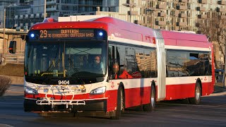 First day of revenue service Ride video TTC 9404 on route 29 Dufferin [upl. by Pansy]