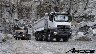 MercedesBenz Arocs 8x4 58 toneladas [upl. by Watkin]