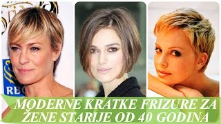 Moderne kratke frizure za žene starije od 40 godina [upl. by Ielhsa]