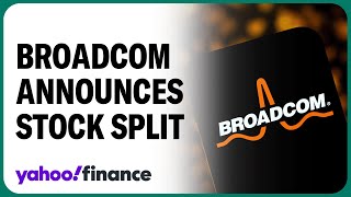 Broadcom announces stock split earnings top estimates [upl. by Tallbott]