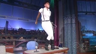 HD Janelle Monáe  quotDance Apocalypticquot 9913 David Letterman [upl. by Vanthe626]