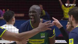 Argentina vs Brazil  Mens VNL 2023 [upl. by Marne]