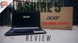 Acer Aspire 5 Laptop Review a 450 laptop that can game [upl. by Arait]