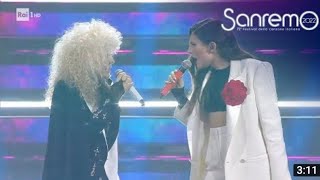 Chimica  Ditonellapiaga e Donatella Rettore  Sanremo 2022 [upl. by Terzas]