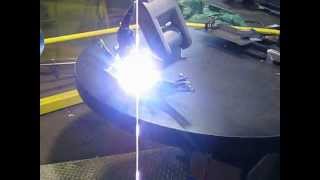 Cosinus  Absolutek Aluminium Mig Touch Sensing Panasonic Welding Robot [upl. by Neddra]