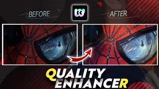 4k video quality enhancer 1 click  Video quality enhancer free  Editz Monster [upl. by Ynttirb898]