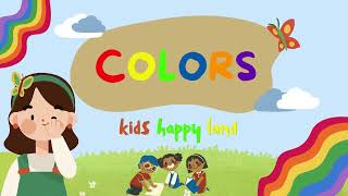 Lets learn the colors  Learning Video For Toddlers kids lesson colors education animation [upl. by Eitra]