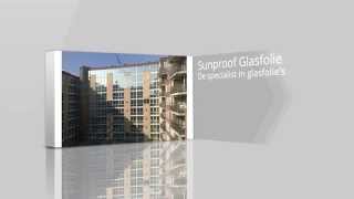 Glasfolie folie voor glas  Sunproofnl [upl. by Ecenaj]