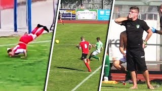 Audacious halfway line lob amp The Worm celebration  Goals of the Week 🐍 [upl. by Namzzaj]