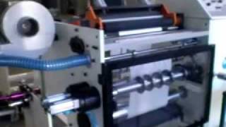 Rebobinadora de Papel Fax y Pdv  Stock Reels Slitter Rewinder  ATM POS Cash Register Rolls [upl. by Asirral]