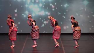 Sambalpuri Indian folk dance by Russian girls in Macedonia [upl. by Anoved]