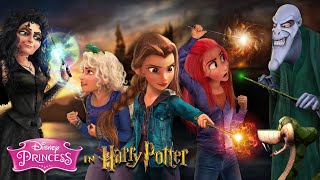 Disney Princesses in Harry Potter✨ They protect Hogwarts and become Hogwarts Legacy  Alice Edit [upl. by Hsina]