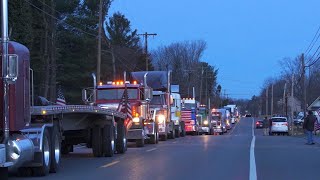 LIVE Trucker Convoy En Route to Texas Border Rally [upl. by Acinomed]