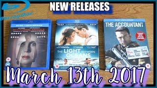 NEW BluRay Releases March 13th 2017  Closer Look [upl. by Bat]