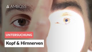 Kopf amp Hirnnerven – Neurologische Untersuchung Teil 26  AMBOSS [upl. by Jacinda926]