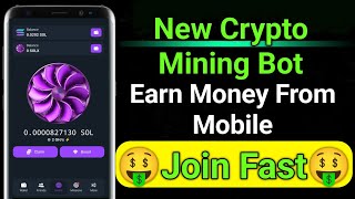 New Crypto Mining App🤑 Verified App  Earn Money From Mobile  New Airdrop Today  Earning Guy [upl. by Eanram504]