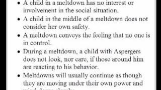 Aspergers Meltdowns vs Temper Tantrums [upl. by Dub]