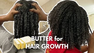 BUTTER Changed My Hair Use This Twice a Month for Long and Thick Hair Best DIY Deep Conditioner [upl. by Niltak]