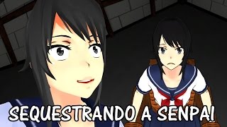 COMO SEQUESTRAR A SENPAI  Yandere Simulator [upl. by Annaor]