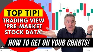 How To Get amp Use PREMARKET Stock Data On TradingView Charts TOP TIP [upl. by Lia]