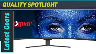 Immersive Review Deco Gear 49quot Curved Ultrawide Gaming Monitor DGVIEW490 [upl. by Silvestro]