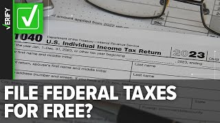 Yes you can file your taxes for free [upl. by Andryc]