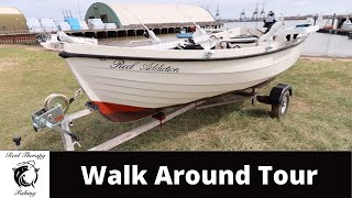 Orkney Spinner 13  Full Boat Tour  Walk around Salt Water Small Boat Fishing UK [upl. by Asilram463]