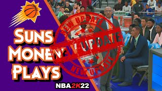 UPDATED Suns Money Plays In NEXT GEN NBA 2K22  Playbook Tutorial For MyTeam MyNBA amp Play Now [upl. by Annahsed279]