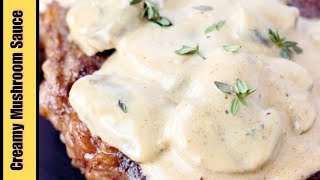 Creamy Mushroom Sauce  How to make Mushroom Sauce  Steak sauce recipe [upl. by Cesaro965]