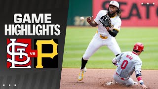 Cardinals vs Pirates Highlights 7424  MLB Highlights [upl. by Frodin]