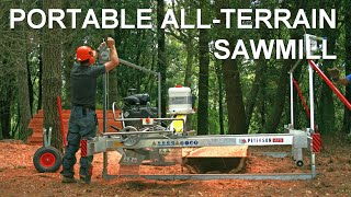 Portable Sawmill  All Terrain Sawmill ATS [upl. by Idnew]