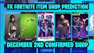 January 2nd 2024 Fortnite Item Shop CONFIRMED  Fortnite Early Item Shop Prediction January 2n4 [upl. by Purdum231]