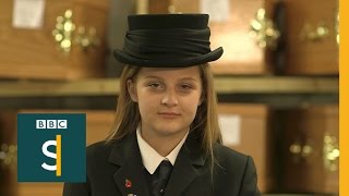 The 12yearold trainee funeral director  BBC Stories [upl. by Areip419]