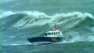 Pilot boat Pathfinder in Storm force 10 with 8m seas [upl. by Elleina]