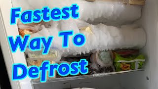 Fastest Way To Defrost A Freezer [upl. by Helfant]