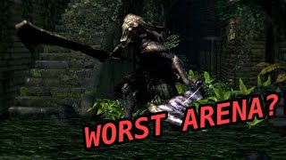 The WORST Boss Arena in Each Soulsborne Game [upl. by Florrie199]