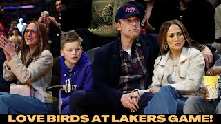 Ben Affleck and Jennifer Lopez A LoveSoaked Evening at the Lakers Game in Los Angeles [upl. by Biel]