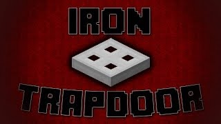 Minecraft Tutorial How To Make Iron Trapdoors  Minecraft 18 Crafting [upl. by Adnilreh]