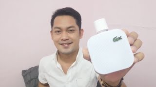 Lacoste L1212 Blanc EDT by Lacoste unboxing amp not so first impression video Perfume 17 [upl. by Llemej]