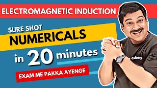 Electromagnetic Induction 💥SURE SHOT Numericals in 20 minutes🌞Class 12 Physics Subs ArvindAcademy [upl. by Yager]