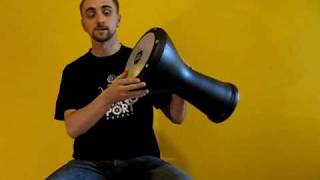 Darbuka Lesson 1  position amp strokes B [upl. by Oirramaj596]