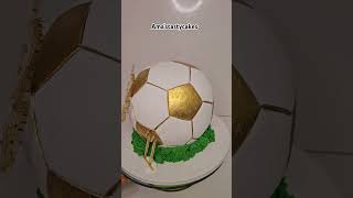 Soccer ball cake fypシ゚viral cake birthdaycake youtubemadeforyou amastastycakes shortsviral [upl. by Las]