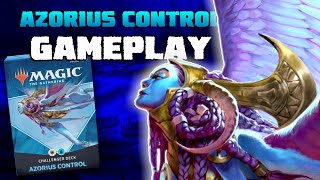 Azorius Control Challenger Deck Gameplay Magic Arena [upl. by Nymsaj287]