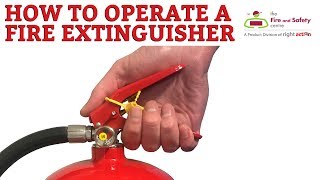 How a Fire Extinguisher works and how to operate a Fire Extinguisher [upl. by Eirbua]