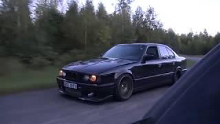 Bugatti Veyron 164 1001 HP vs BMW M5 E34 Turbo by AG Uncut 4k ONE TAKE [upl. by Emili]