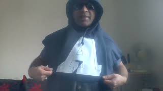 My custom designed letter A welders cape hood from MyWorkwear UK [upl. by Kirsten]