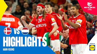 Who can stop them 😳  Denmark vs Netherlands  Highlights  Mens EHF EURO 2024 [upl. by Ayekim]